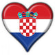 Croatian-croatia Flag Button Button