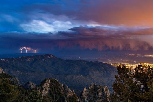 Lightning from Distant Thunderstorm Wall Decal