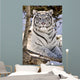 White Bengal Tiger, Forestry Farm, Saskatoon, Saskatchewan Wall Mural