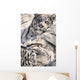 White Bengal Tigers, Forestry Farm, Saskatoon, Saskatchewan Wall Mural