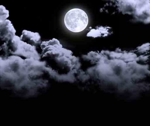 Old Full Moon Wall Decal