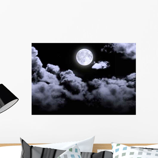 Old Full Moon Wall Decal