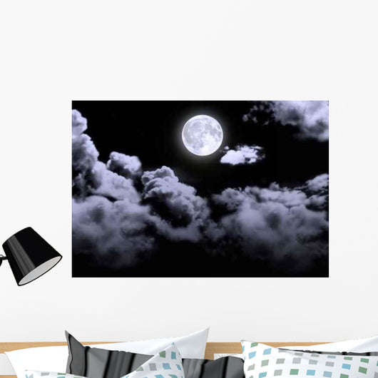 Old Full Moon Wall Decal
