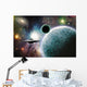 Space Craft near Planet Wall Mural