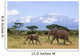 Elephants Before the Kilimanjaro Wall Mural