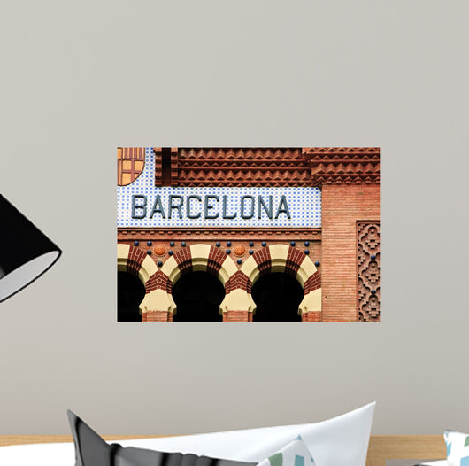 barcelona sign Wall Mural