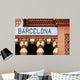 barcelona sign Wall Mural
