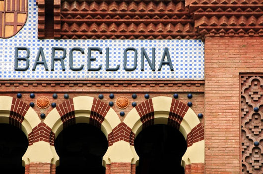barcelona sign Wall Mural