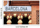 barcelona sign Wall Mural