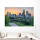 City Skyline Charlotte North Wall Decal