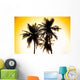 Palms. Tropical forest. Tayrona National Park. Colombia Wall Mural