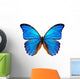Blue Morpho Butterfly Wall Decal