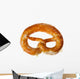 Butterbrezel isoliert auf WeiÃŸ Wall Decal