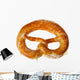 Butterbrezel isoliert auf WeiÃŸ Wall Decal