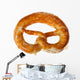 Butterbrezel isoliert auf WeiÃŸ Wall Decal