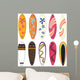 Surfboard Wall Mural