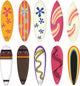 Surfboard Wall Mural