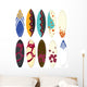 Surfboard Wall Mural