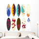 Surfboard Wall Mural