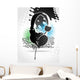 Beautiful Headphone Design Wall Mural