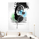 Beautiful Headphone Design Wall Mural