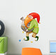 Smiling Dwarf Hauling Gold Wall Decal