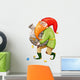 Smiling Dwarf Hauling Gold Wall Decal