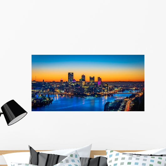 Panorama City Pittsburgh from Wall Decal