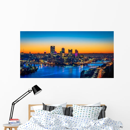 Panorama City Pittsburgh from Wall Decal