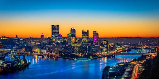 Panorama City Pittsburgh from Wall Decal