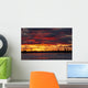 Sunset Over Dymond Lake, Manitoba Near Churchill Wall Mural