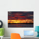 Sunset Over Dymond Lake, Manitoba Near Churchill Wall Mural