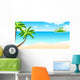 Tropical landscape Wall Mural