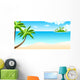 Tropical landscape Wall Mural