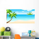 Tropical landscape Wall Mural