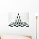 Stack Chess Shot Glasses Wall Decal