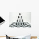Stack of Chess Shot Glasses Wall Decal