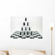 Stack Chess Shot Glasses Wall Decal