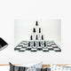 Stack of Chess Shot Glasses Wall Decal