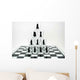 Stack Chess Shot Glasses Wall Decal