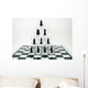 Stack Chess Shot Glasses Wall Decal