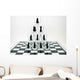 Stack Chess Shot Glasses Wall Decal