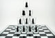 Stack of Chess Shot Glasses Wall Decal