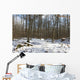 Foret Sous La Neige Wall Mural