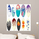 Surfboard Wall Mural