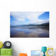 Clouds Reflected On The Wet Sand Of Inch Beach In Dingle Wall Mural
