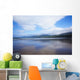 Clouds Reflected On The Wet Sand Of Inch Beach In Dingle Wall Mural