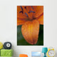 Close-Up Of Orange Lily Flower After Rain Wall Mural
