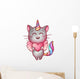 Caticorn Unicorn Cat Wall Decal