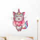 Caticorn Unicorn Cat Wall Decal
